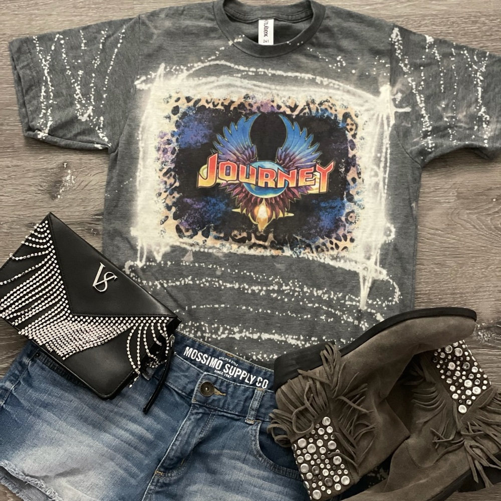 Journey bleached tee